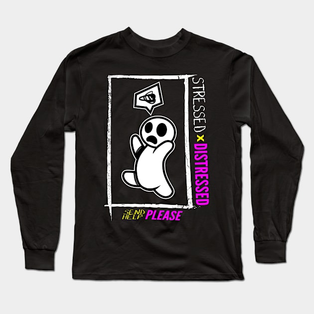 SEND HELP Long Sleeve T-Shirt by Anrego